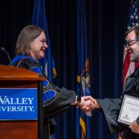 Provost Drake and Brian Deyo